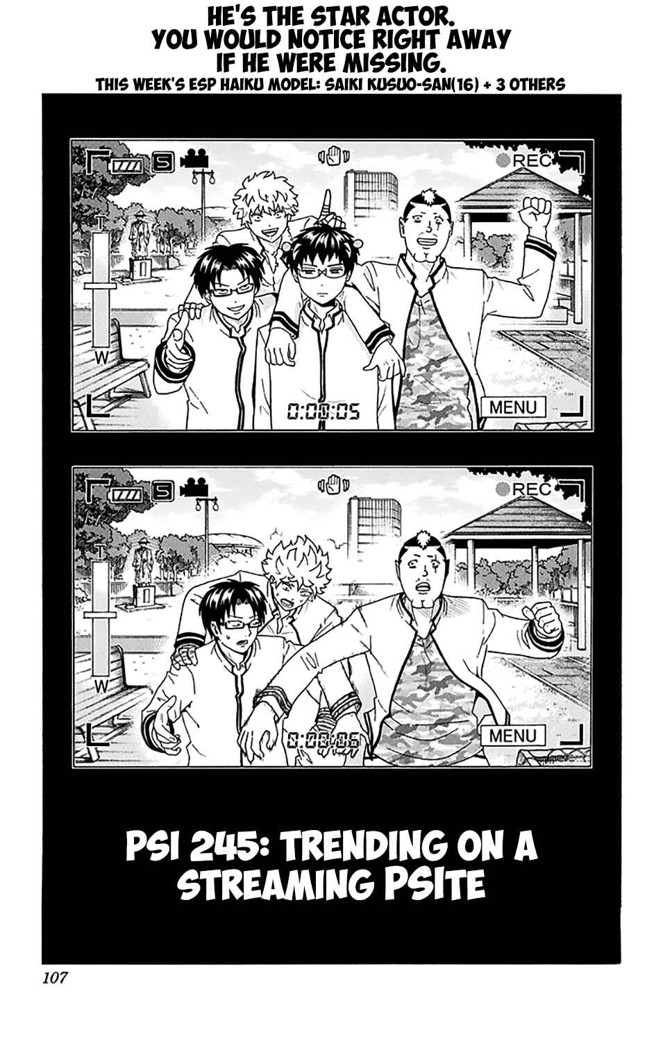 Page 4 Chapter 245 The Disastrous Life of Saiki K.