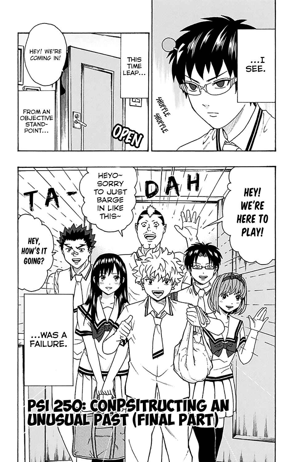 Page 3 Chapter 250 The Disastrous Life of Saiki K.
