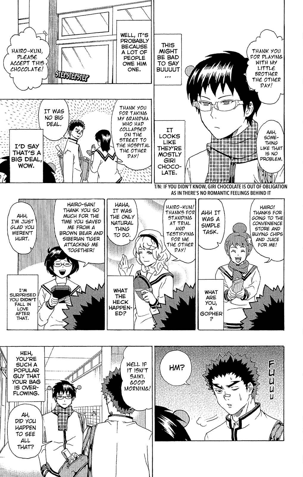 Page 7 Chapter 38 The Disastrous Life of Saiki K.