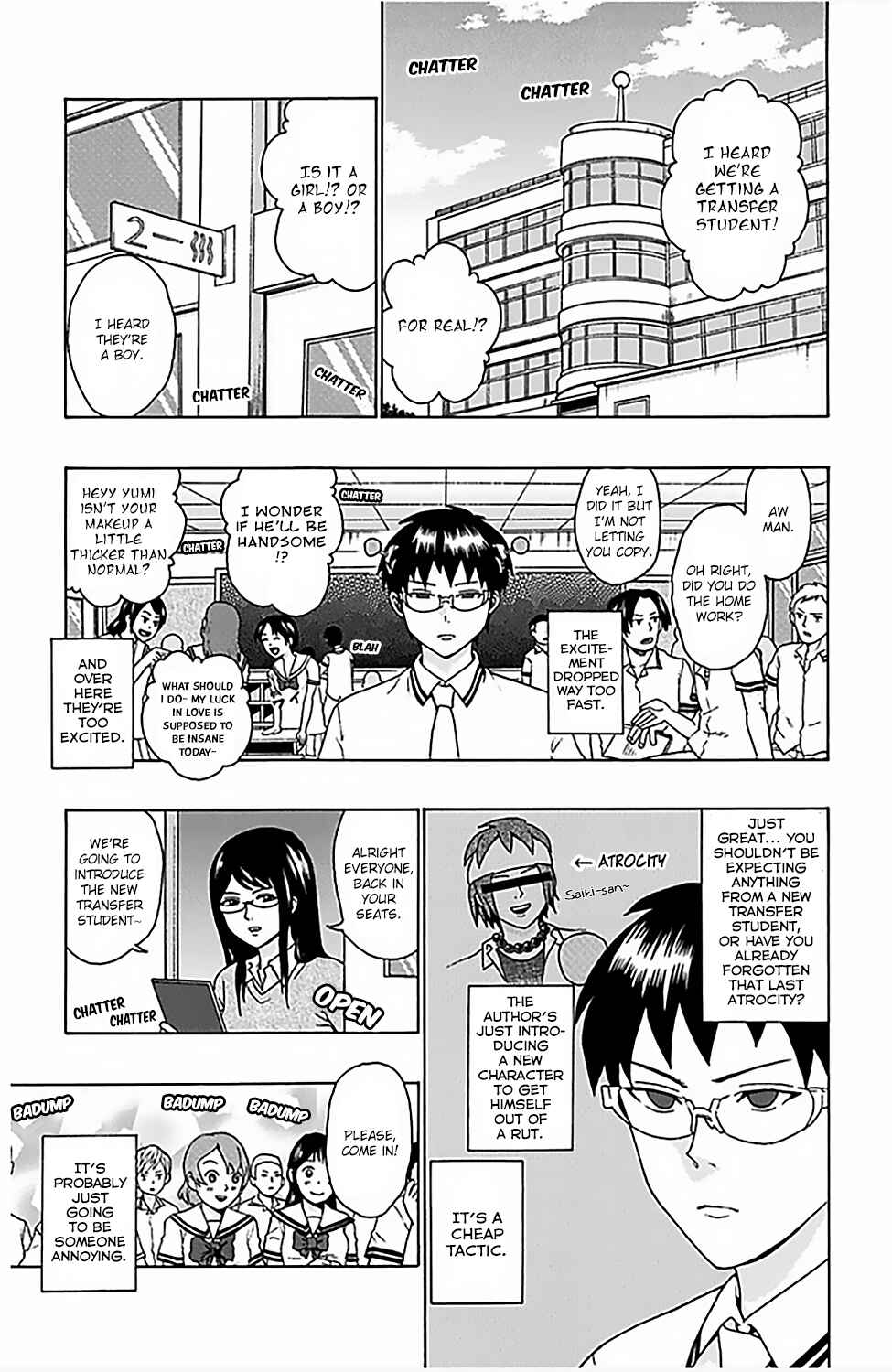 Page 4 Chapter 65 The Disastrous Life of Saiki K.