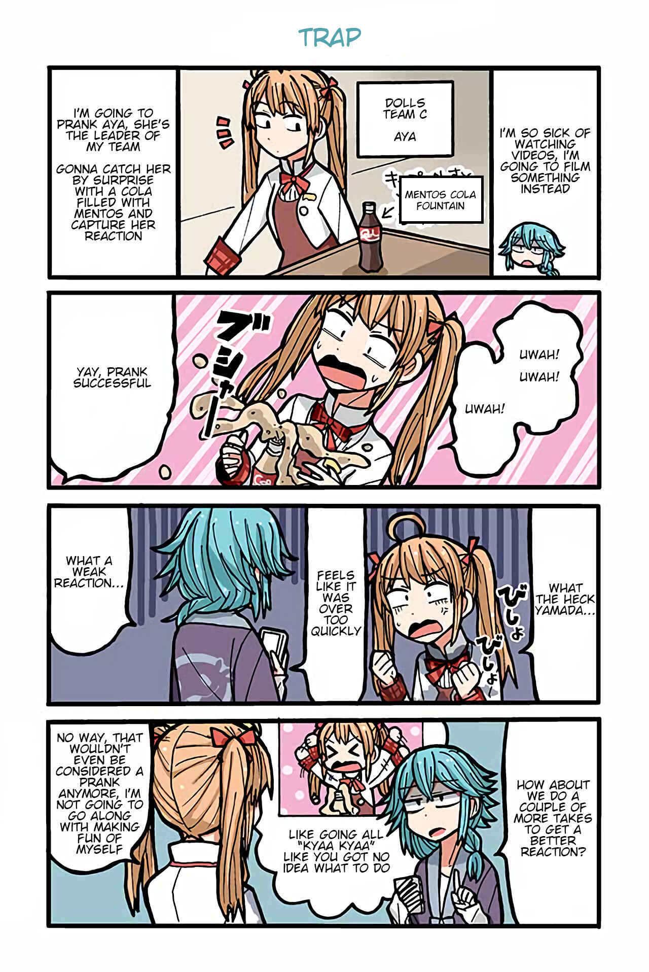 Page 1 Chapter 11 Project Tokyo Dolls - Lazy Idol Yamadas Life as a Youtuber