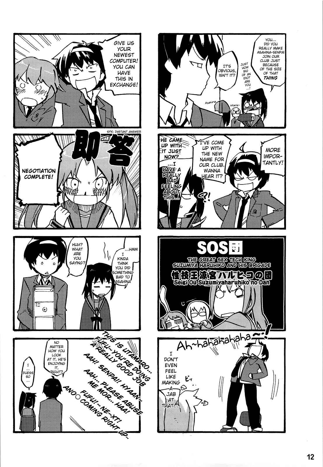 Page 15 Chapter Unknown_d680 The Melancholy of Haruhiko Suzumiya - The Advent of Haruhiko Suzumiya (Doujinshi)