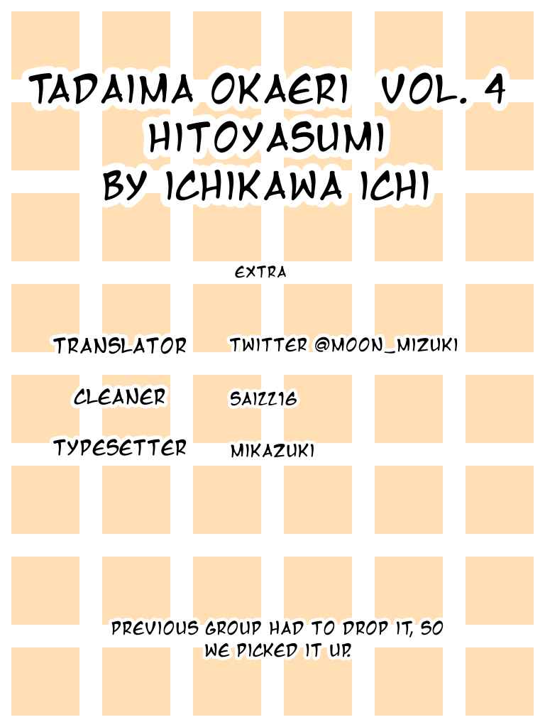 Page 1 Chapter 3.1 Im Home, Welcome Back