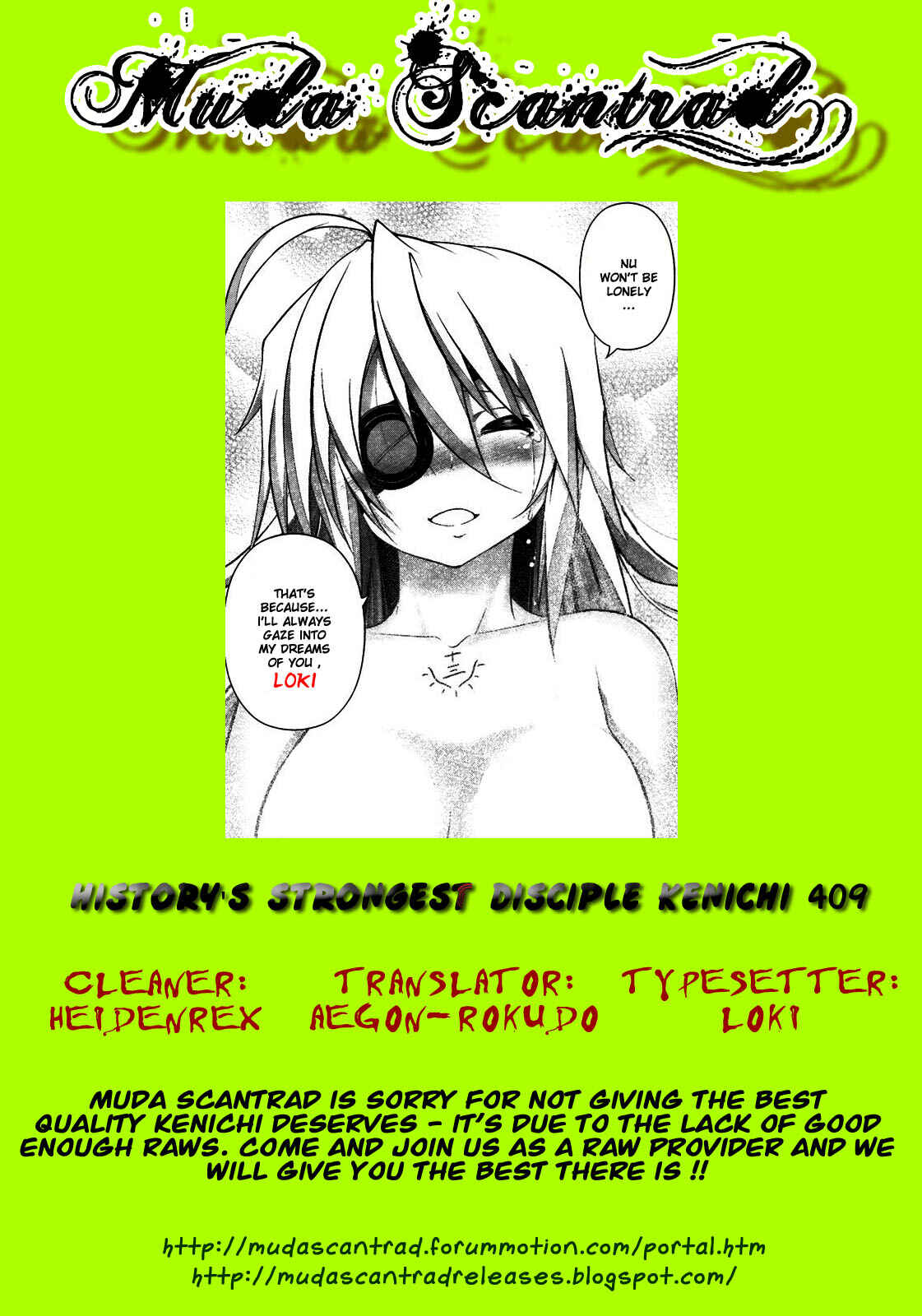 Page 18 Chapter 409 Shijou Saikyou no Deshi Kenichi