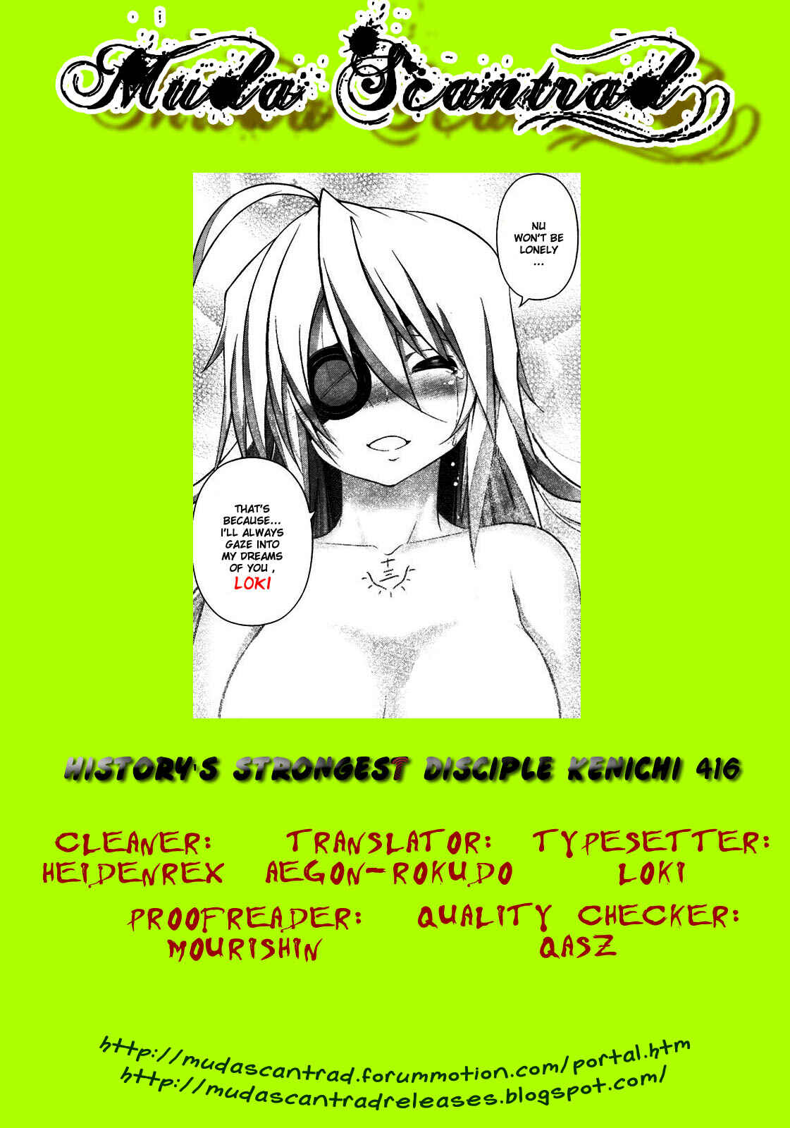 Page 18 Chapter 416 Shijou Saikyou no Deshi Kenichi