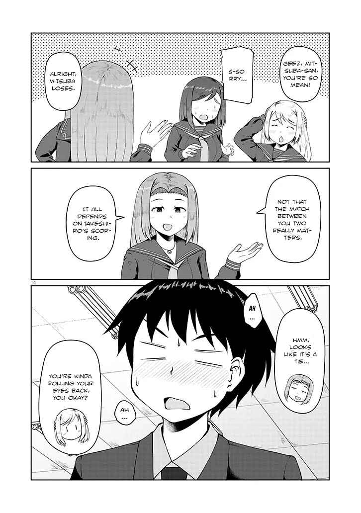 Page 14 Chapter 4 Jimiko na Mitsuba-san ga Boku wo Yuuwaku Suru
