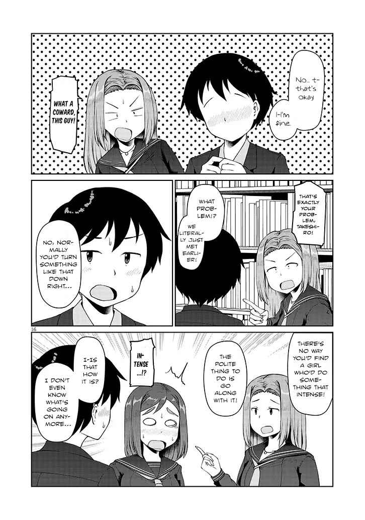 Page 16 Chapter 3 Jimiko na Mitsuba-san ga Boku wo Yuuwaku Suru