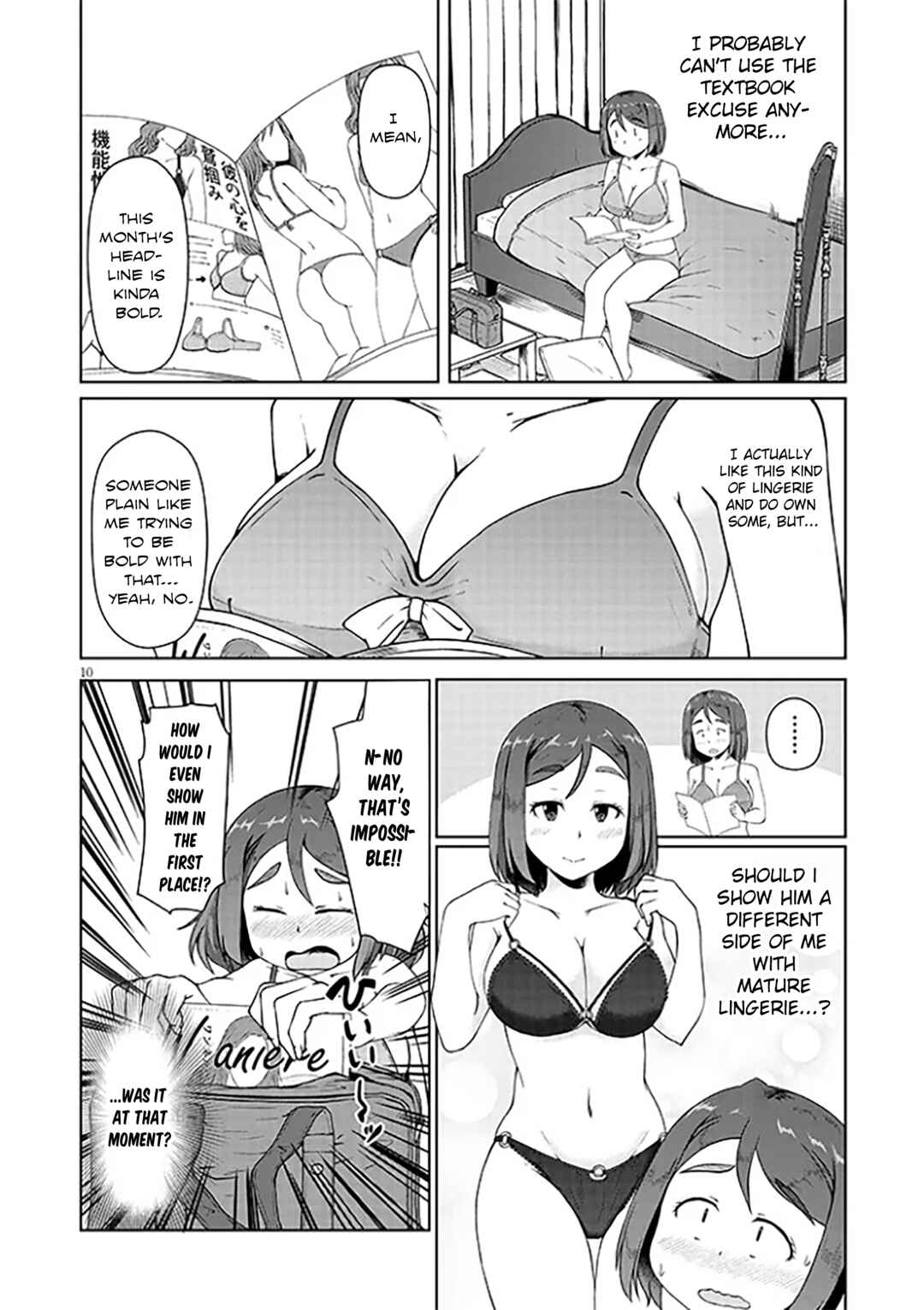 Page 10 Chapter 2 Jimiko na Mitsuba-san ga Boku wo Yuuwaku Suru