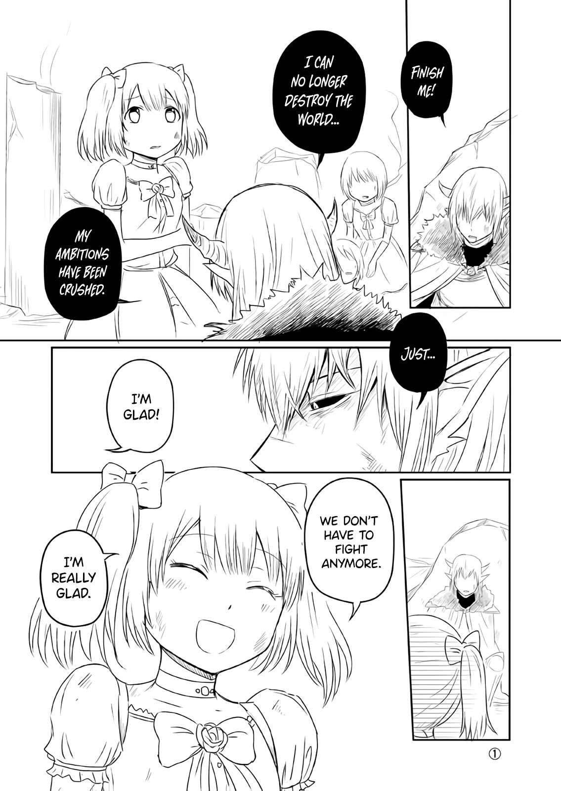 Page 1 Chapter 1 Houkai Shinakatta Sekai to Nichijou