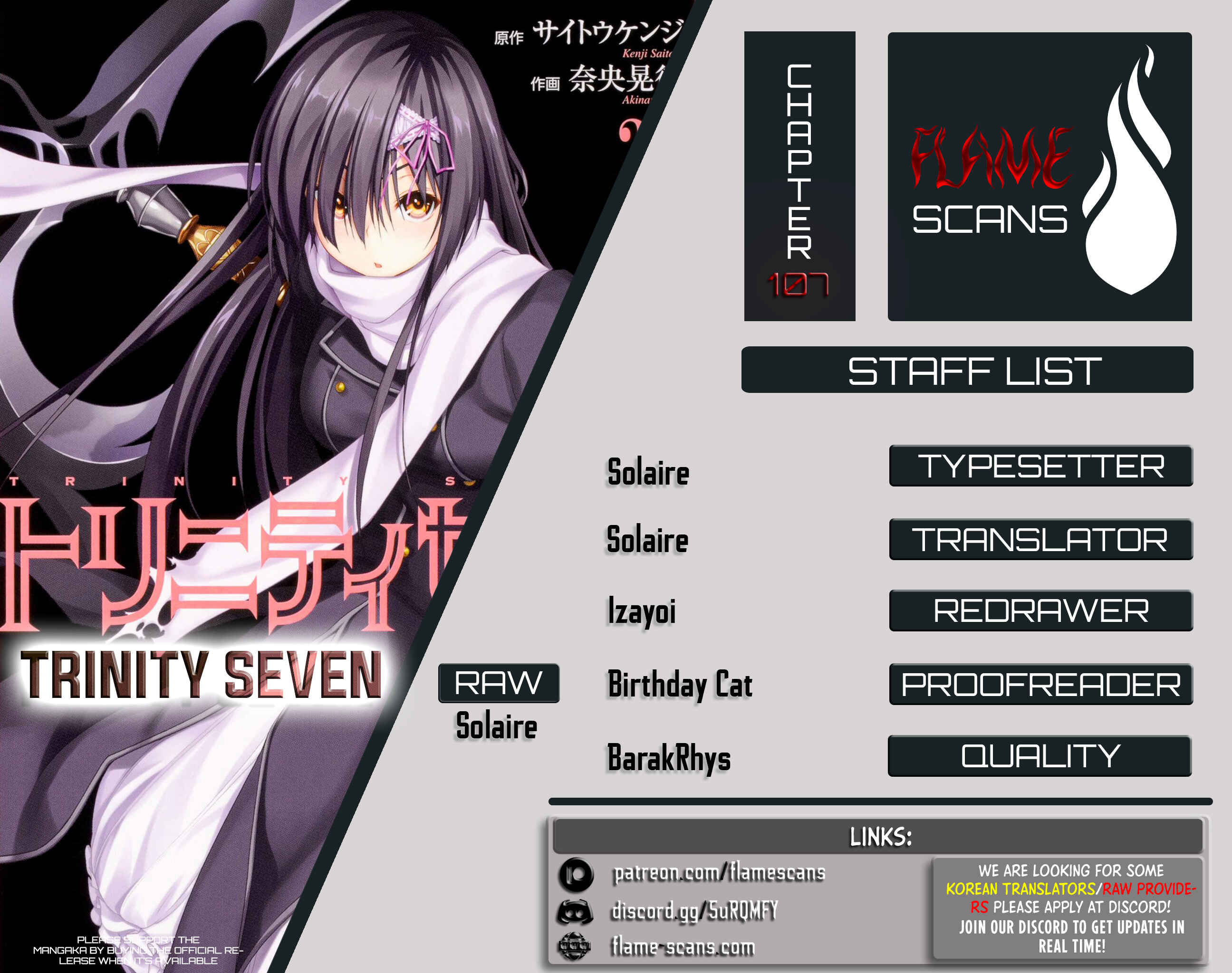 Page 1 Chapter 107 Trinity Seven