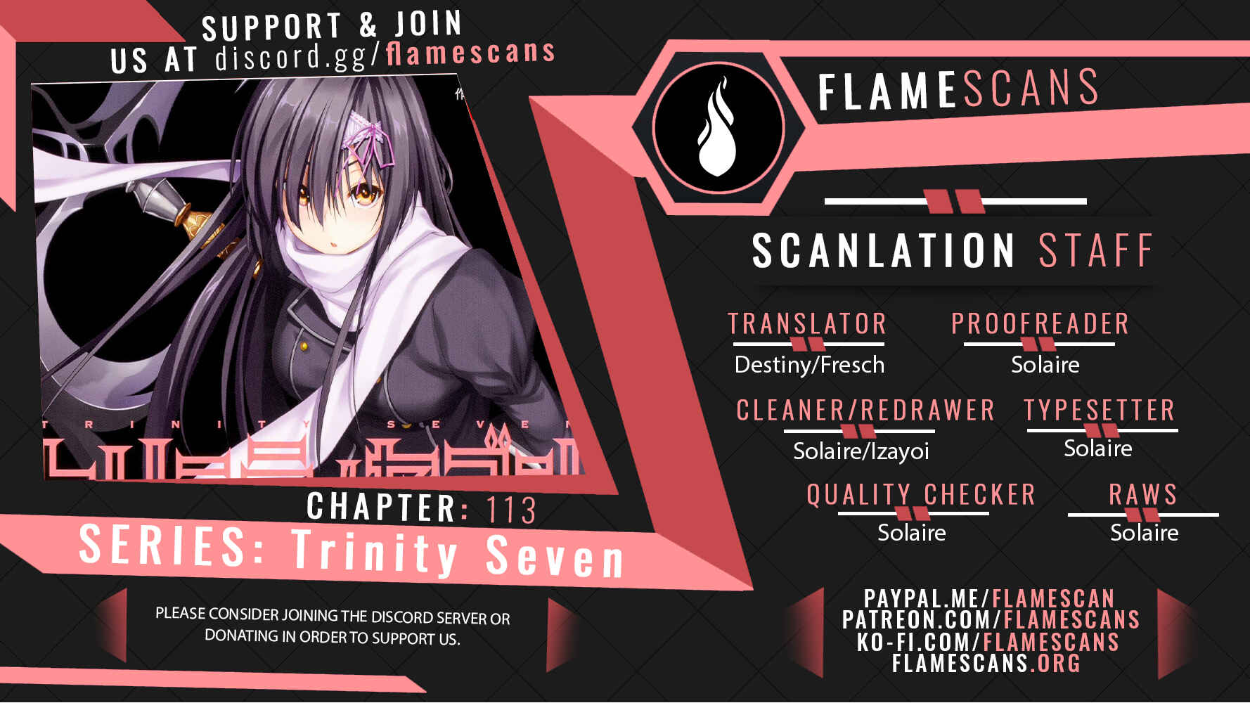 Page 1 Chapter 113 Trinity Seven