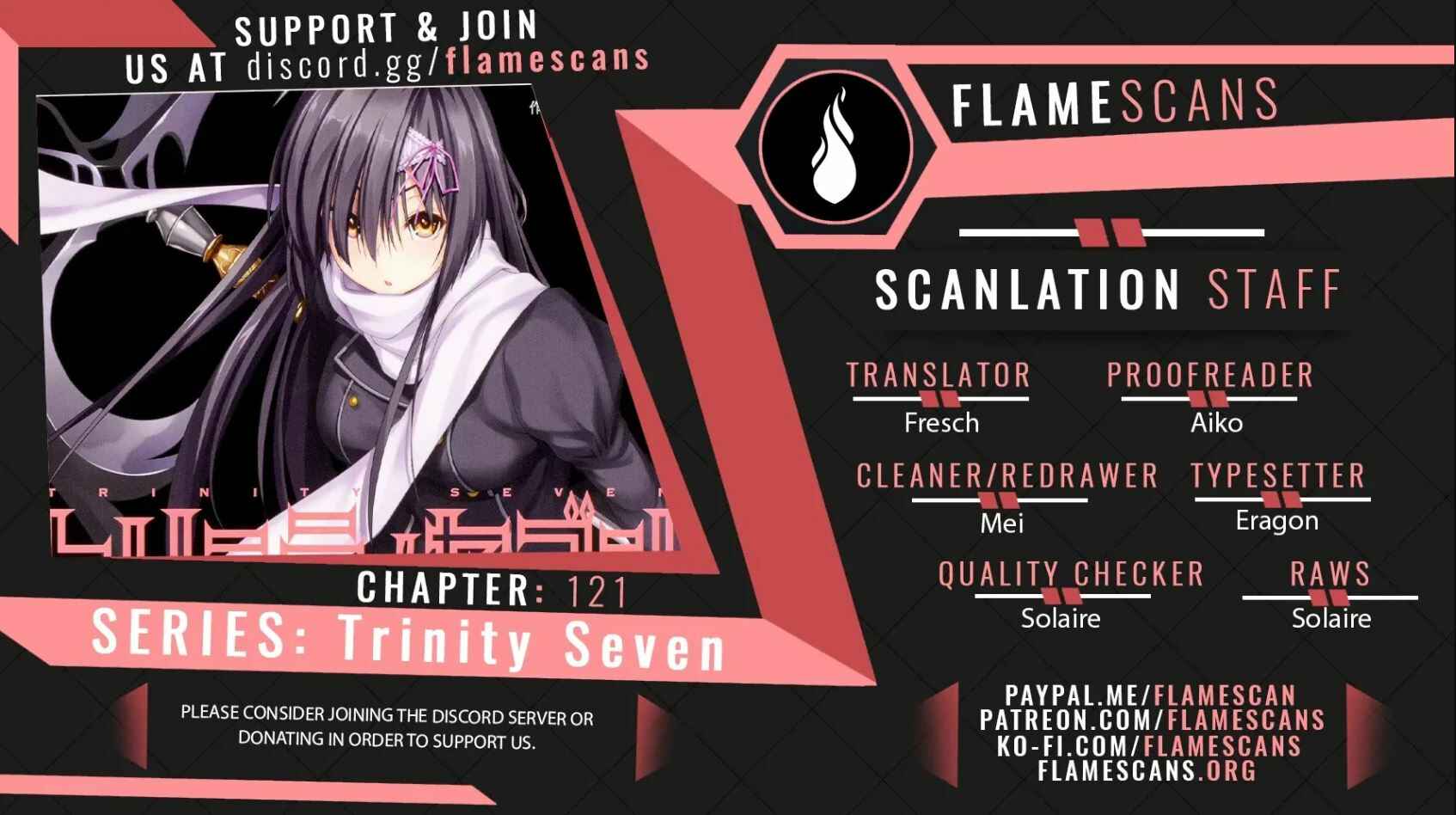 Page 1 Chapter 121 Trinity Seven