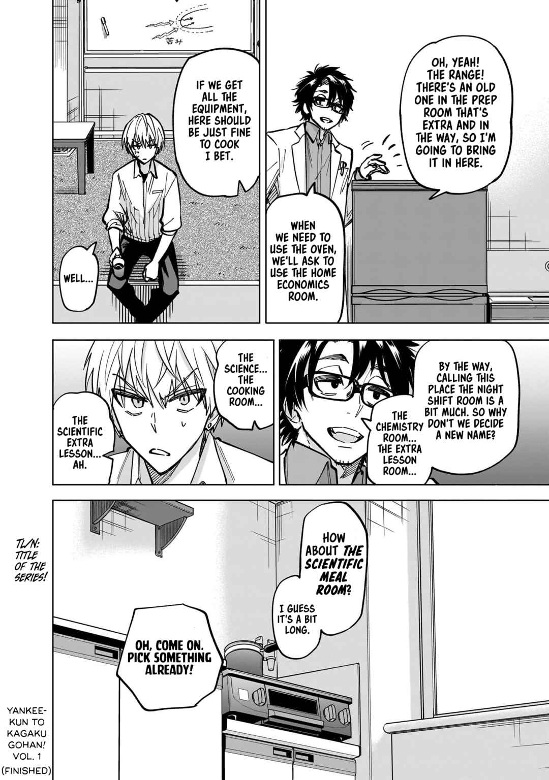 Page 38 Chapter 4 Yankee-kun to Kagaku Gohan