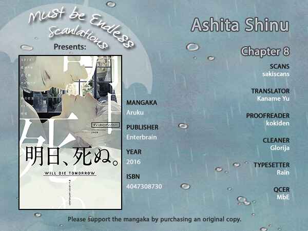 Page 1 Chapter 8 Ashita, Shinu.