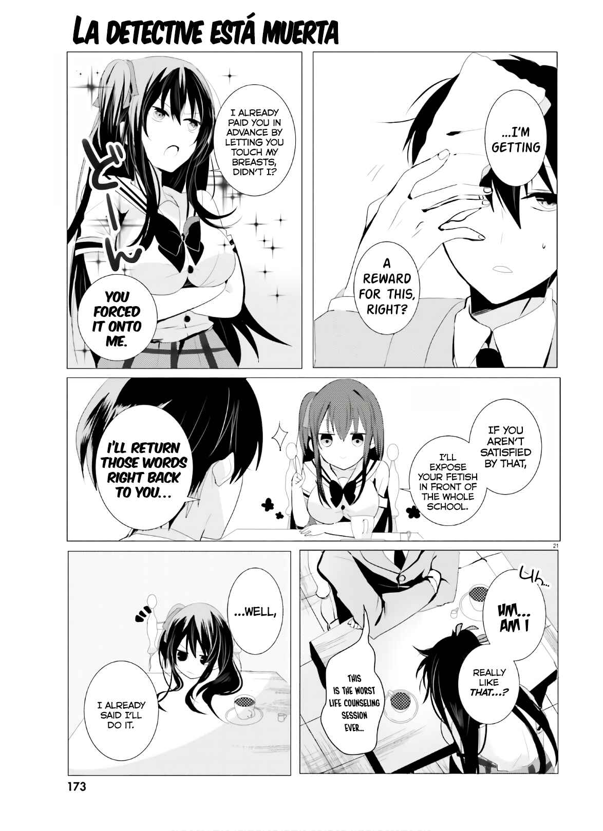 Page 21 Chapter 2 Tantei wa Mou, Shindeiru