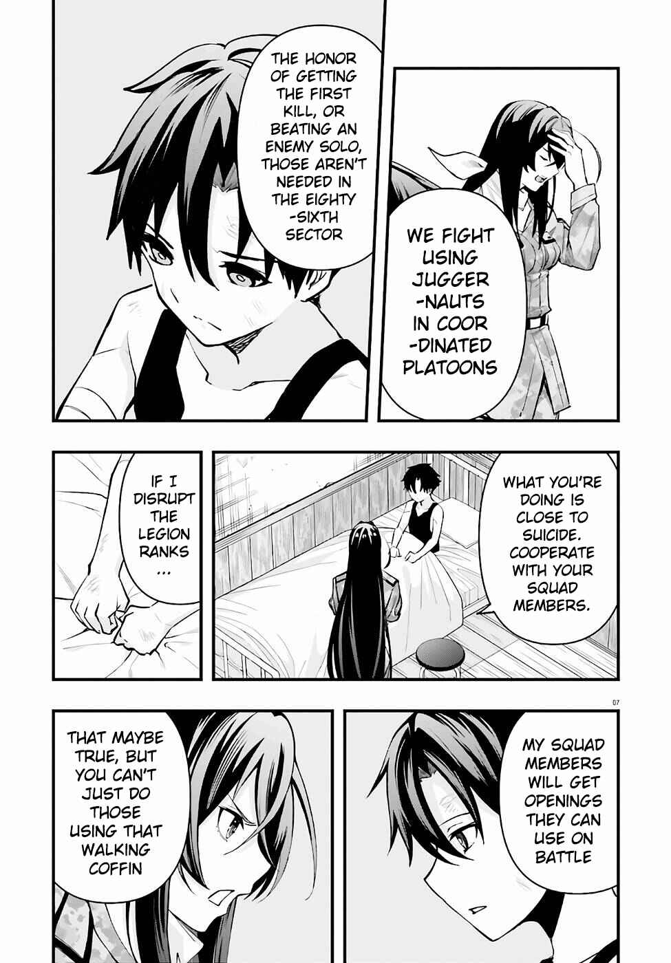 Page 9 Chapter 3 86 -Eighty Six- Fragmental Neoteny