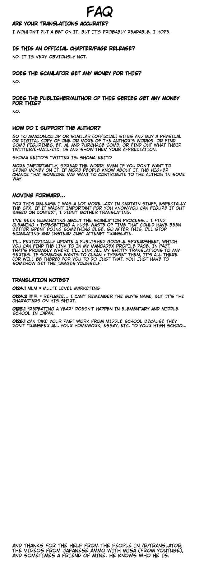 Page 2 Chapter 127 Tomodachi o Tsukurou.