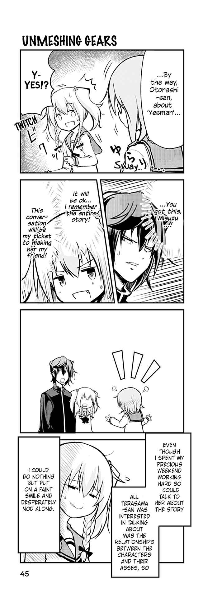 Page 1 Chapter 243 Tomodachi o Tsukurou.