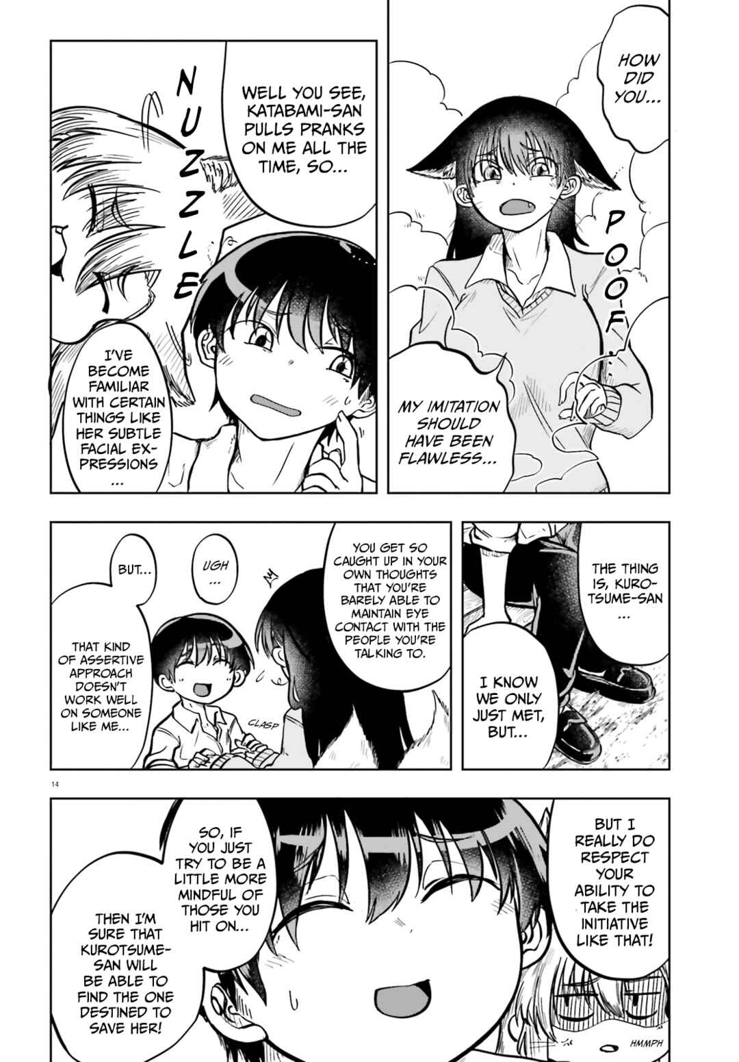Page 14 Chapter 10 Okitsune Gal Katabami-san