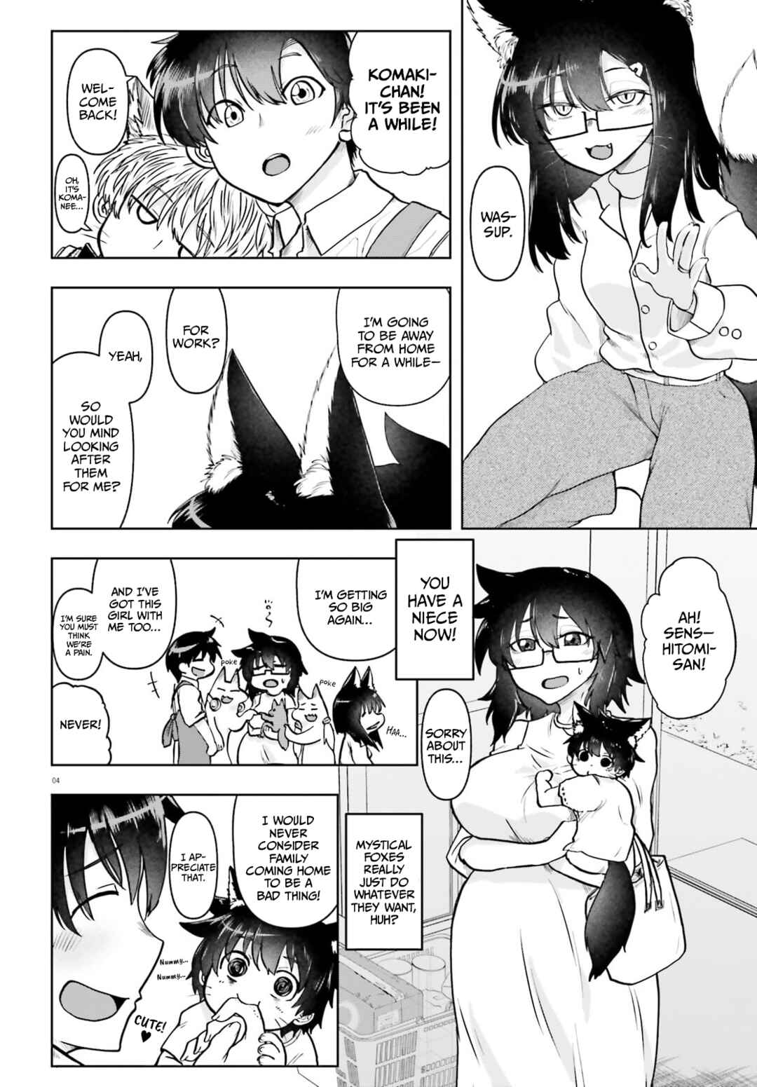 Page 4 Chapter 21 Okitsune Gal Katabami-san