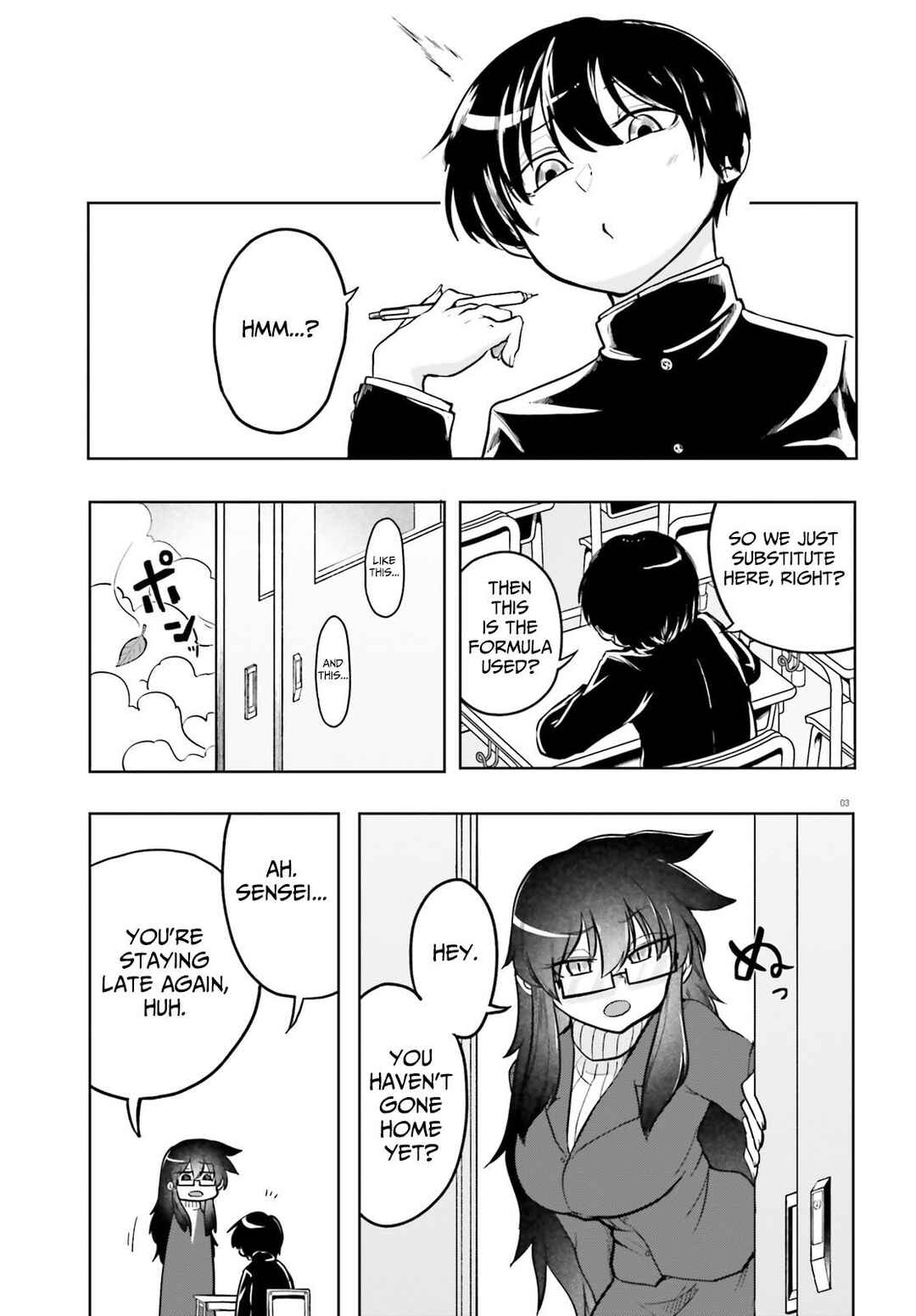Page 4 Chapter 3 Okitsune Gal Katabami-san