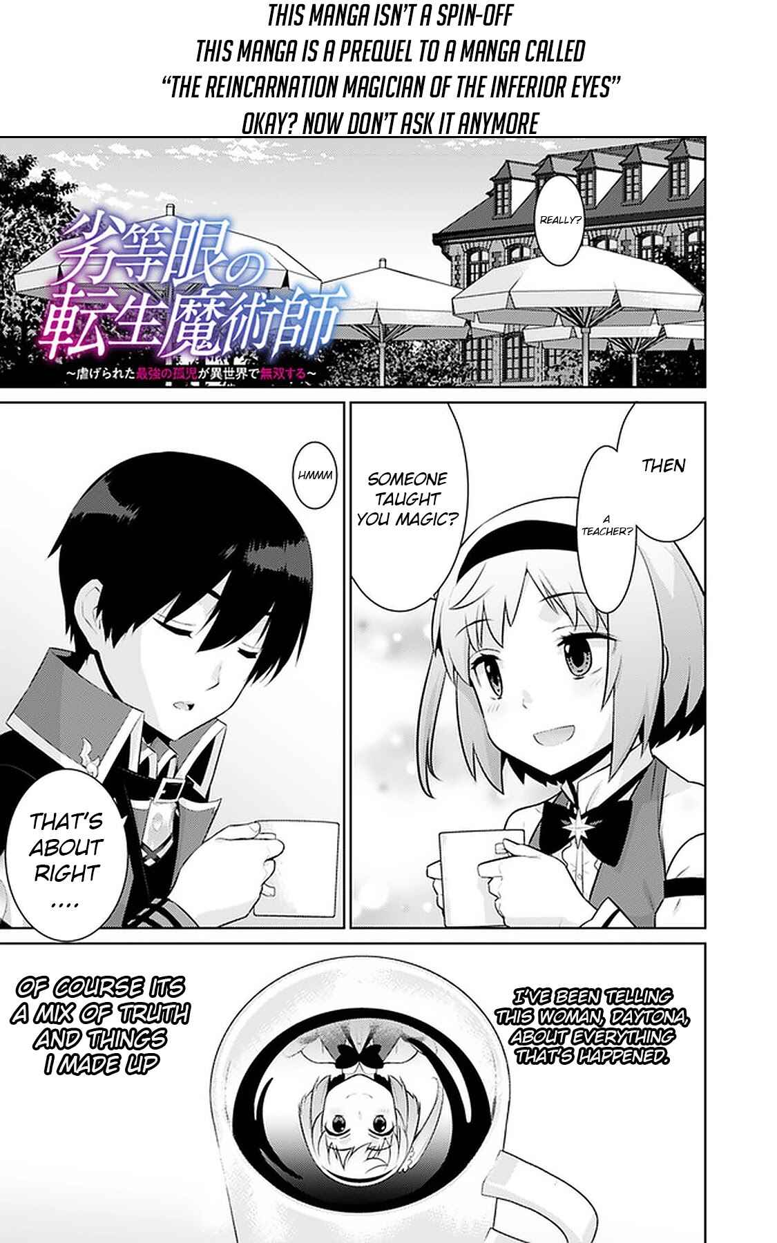 Page 1 Chapter 12 The Reincarnation of the Sorcerer with the Inferior Eyes: The Legend of the Orphan who became the Strongest Warrior in the World