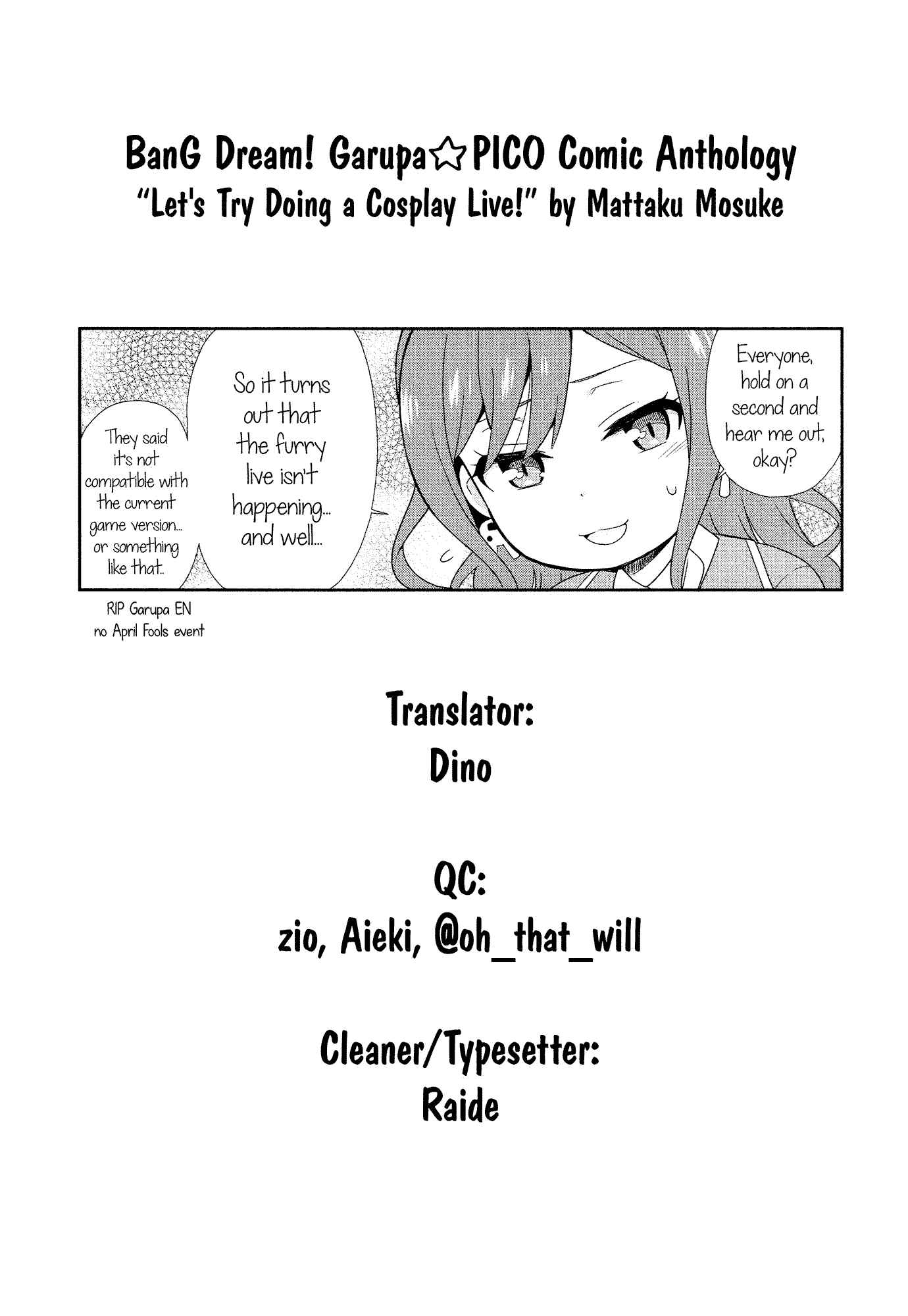 Page 9 Chapter 4 BanG Dream! Garupa☆PICO Comic Anthology