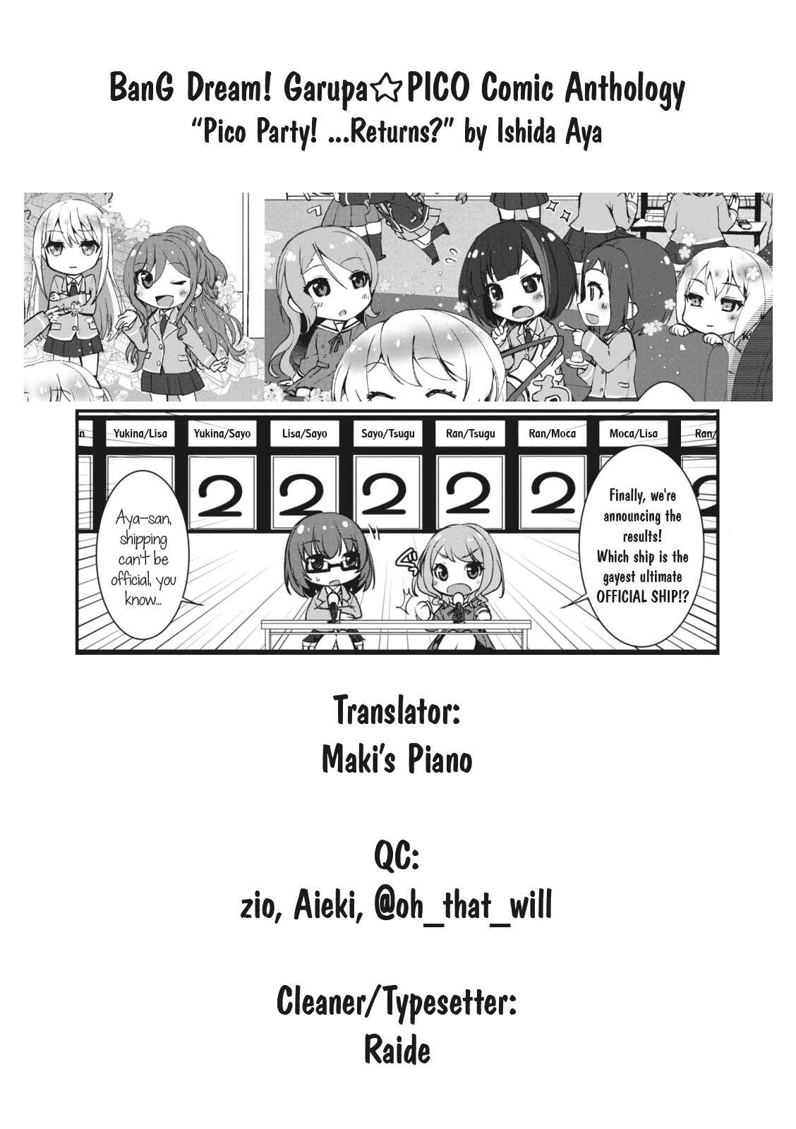 Page 8 Chapter 18 BanG Dream! Garupa☆PICO Comic Anthology