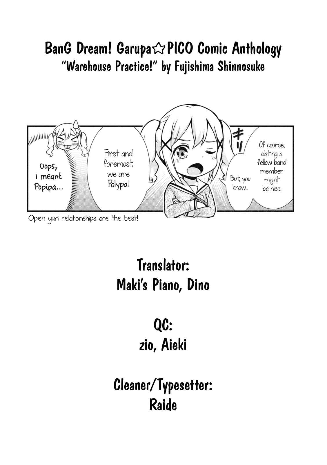 Page 11 Chapter 2 BanG Dream! Garupa☆PICO Comic Anthology
