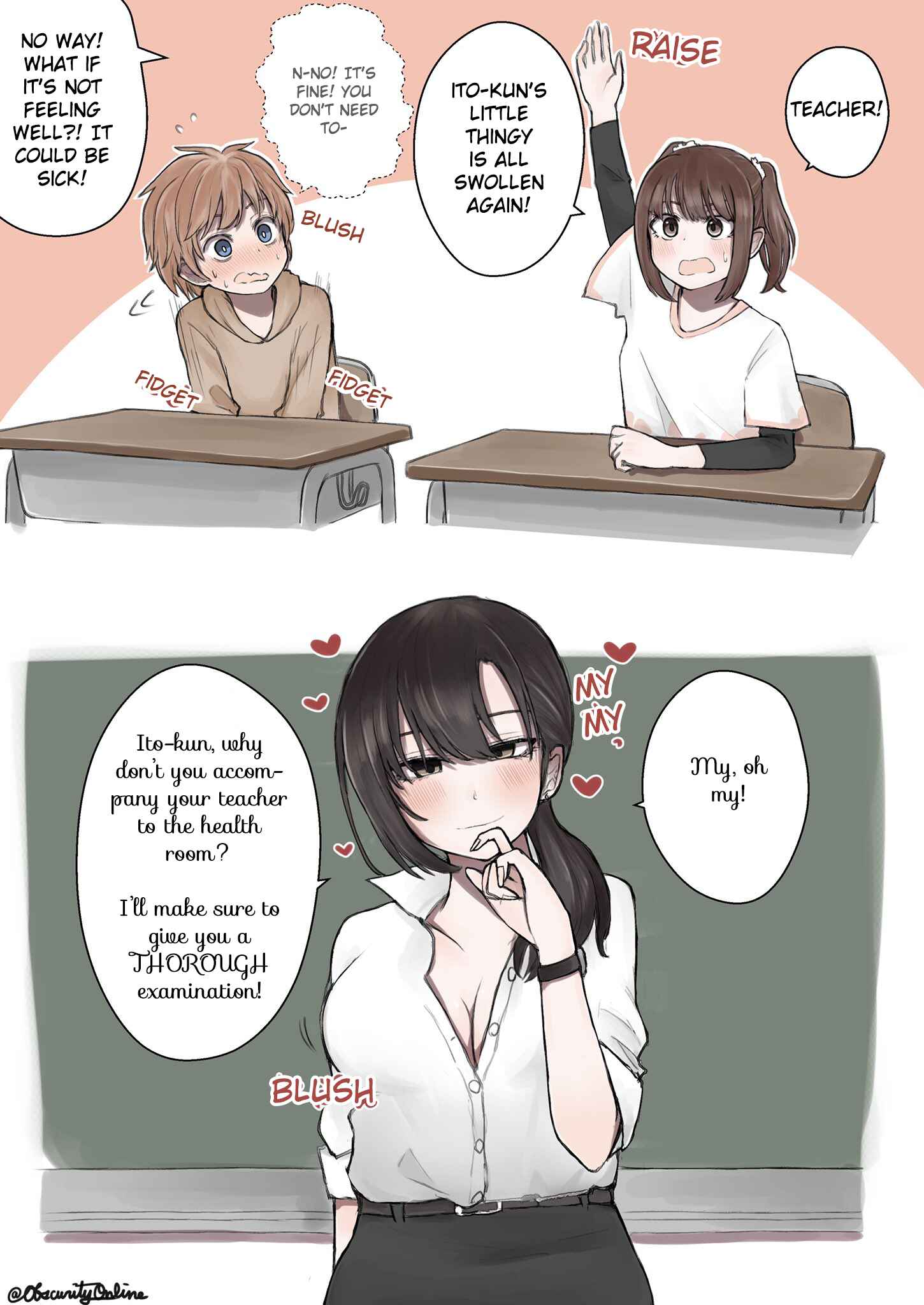 Page 1 Chapter 1 Ookiku Shichattara Sensei ni Houkoku Shinakya Ikenai to Iu Gakkyuu Rule