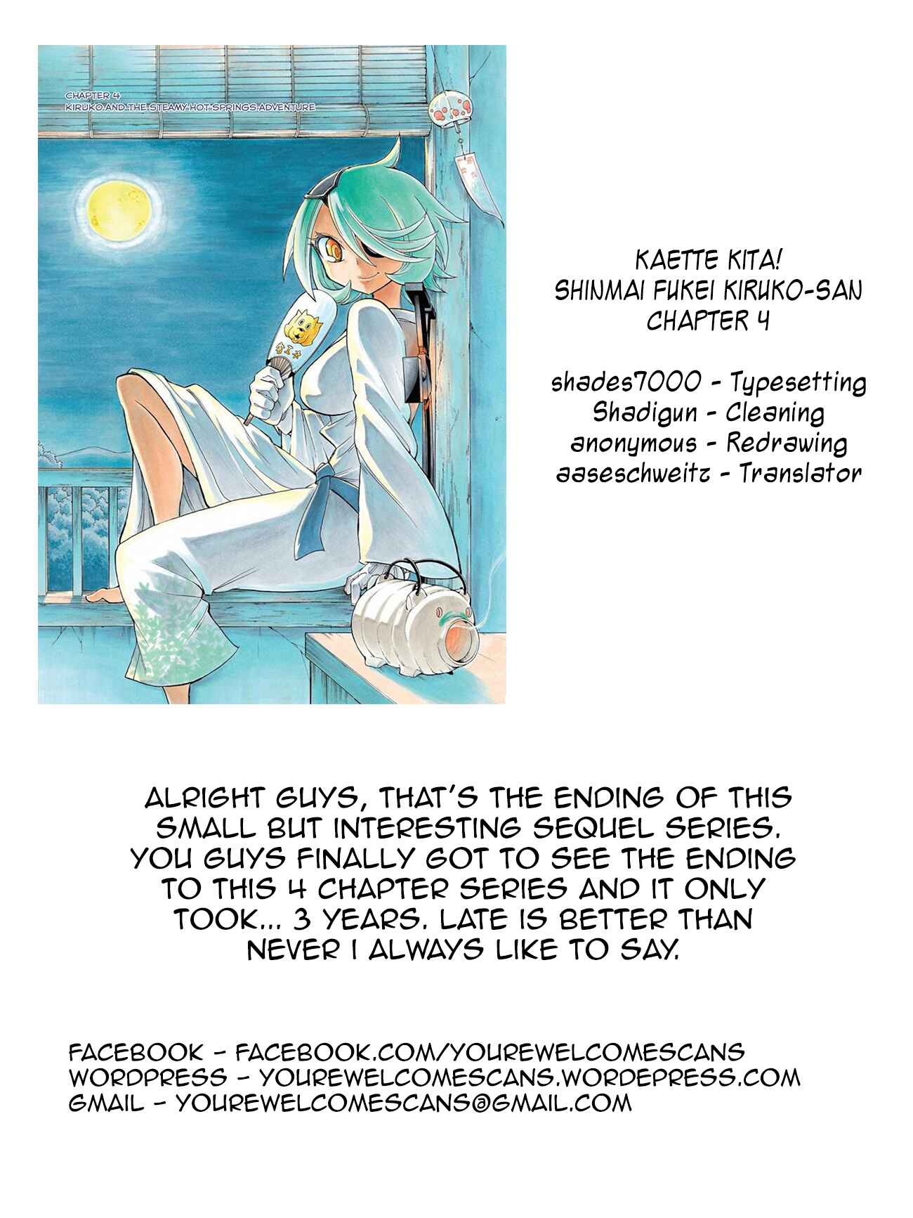 Page 19 Chapter 4 Kaette Kita! Shinmai Fukei Kiruko-san
