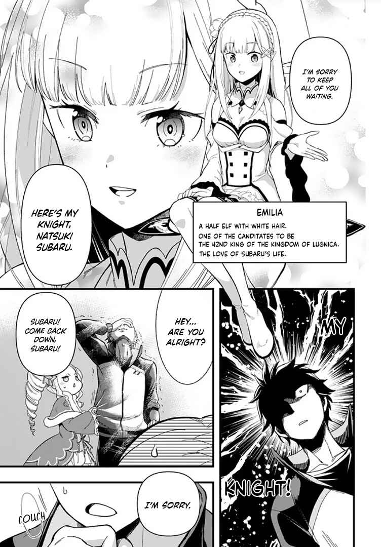 Page 8 Chapter 1.1 Re:Zero kara Hajimeru Isekai Seikatsu: Dai 5-shou—Mizu no Miyako to Eiyuu no Uta