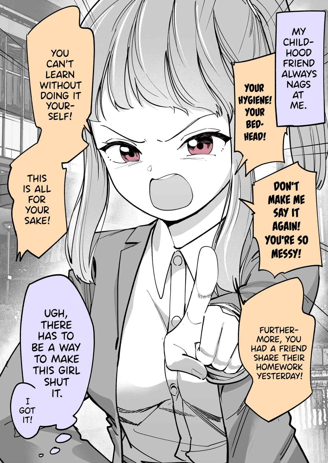 Page 1 Chapter Unknown_10cf My Childhood Friend, Always Nagging at Me