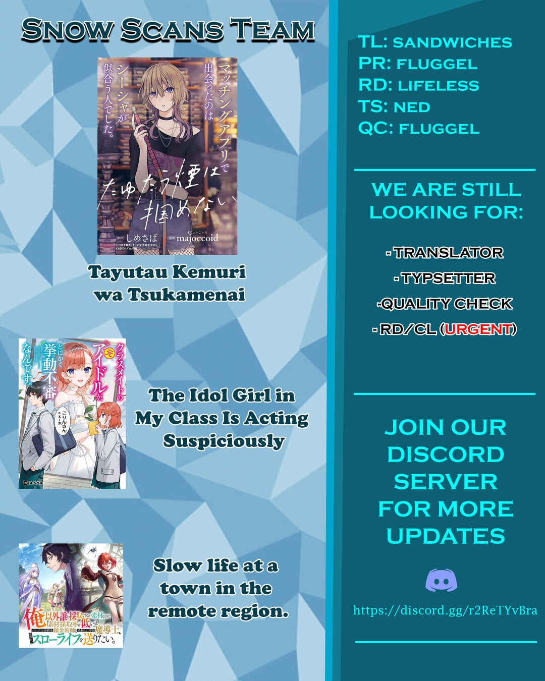 Page 26 Chapter 8 Tayutau Kemuri wa Tsukamenai