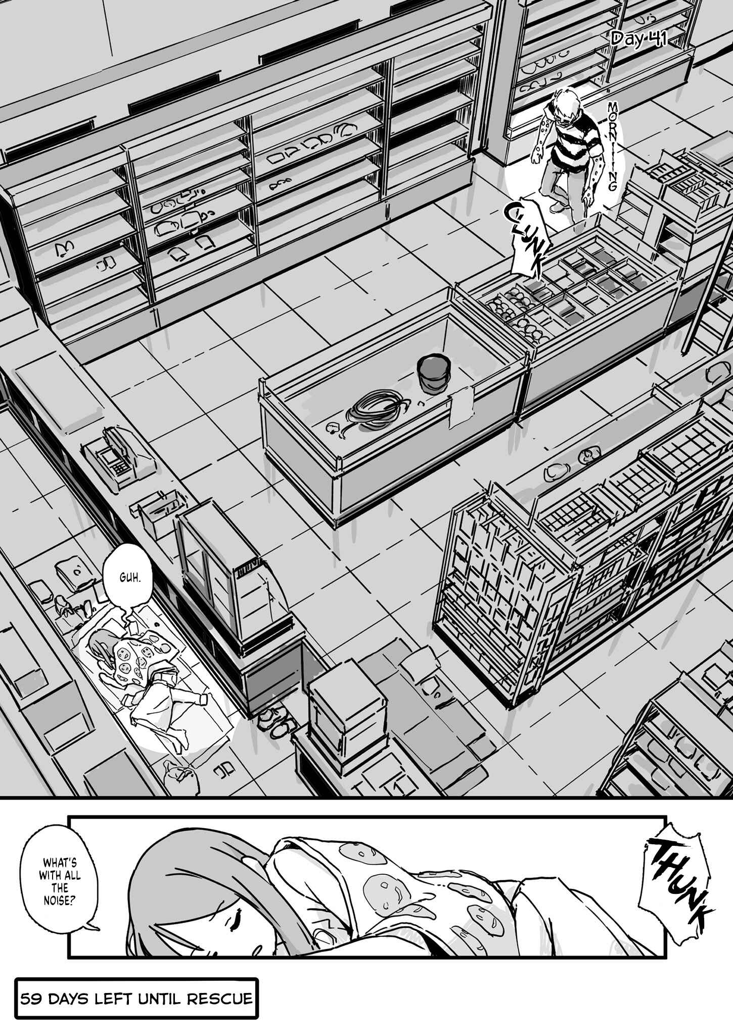Page 1 Chapter 41 Convenience Store of the Dead ~The Convenience Store Clerk Will Get Rescued in 100 Days~