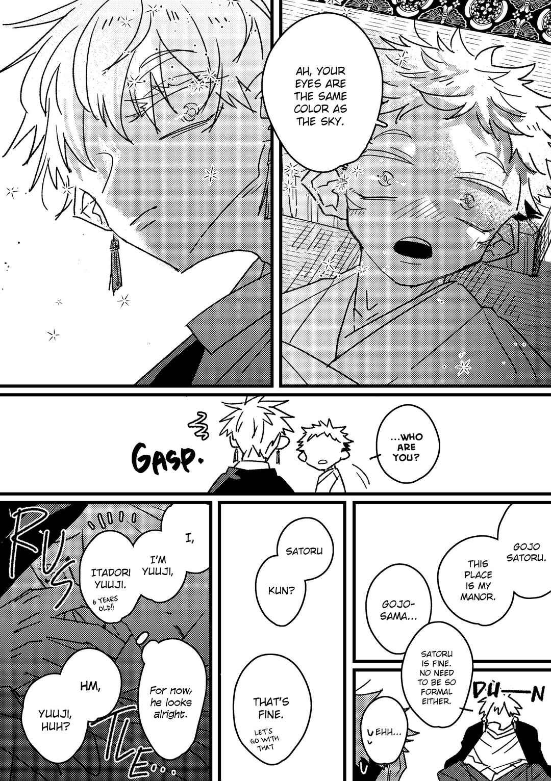Page 13 Chapter Unknown_edeb Jujutsu Kaisen - Itoki Akebono Ten ni Haru (Doujinshi)