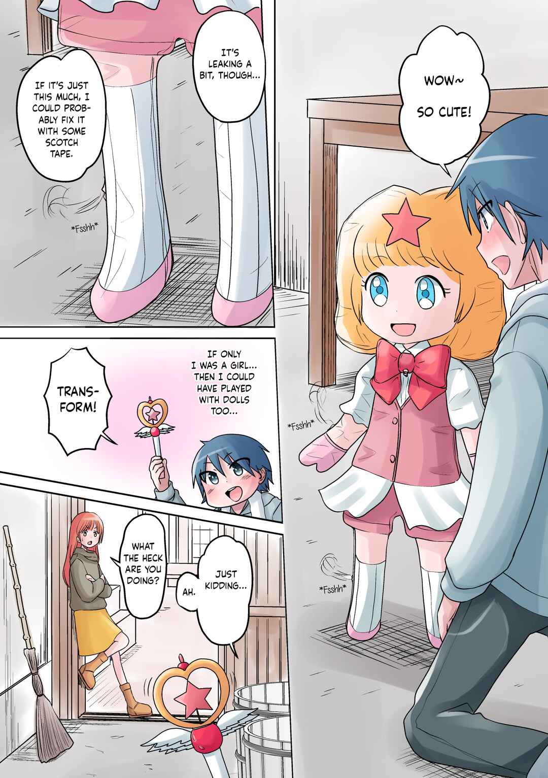 Page 4 Chapter 1 Mahou Shoujo Fuusen wo Ane kara Moratte Nani ka ni Mezameru Shounen