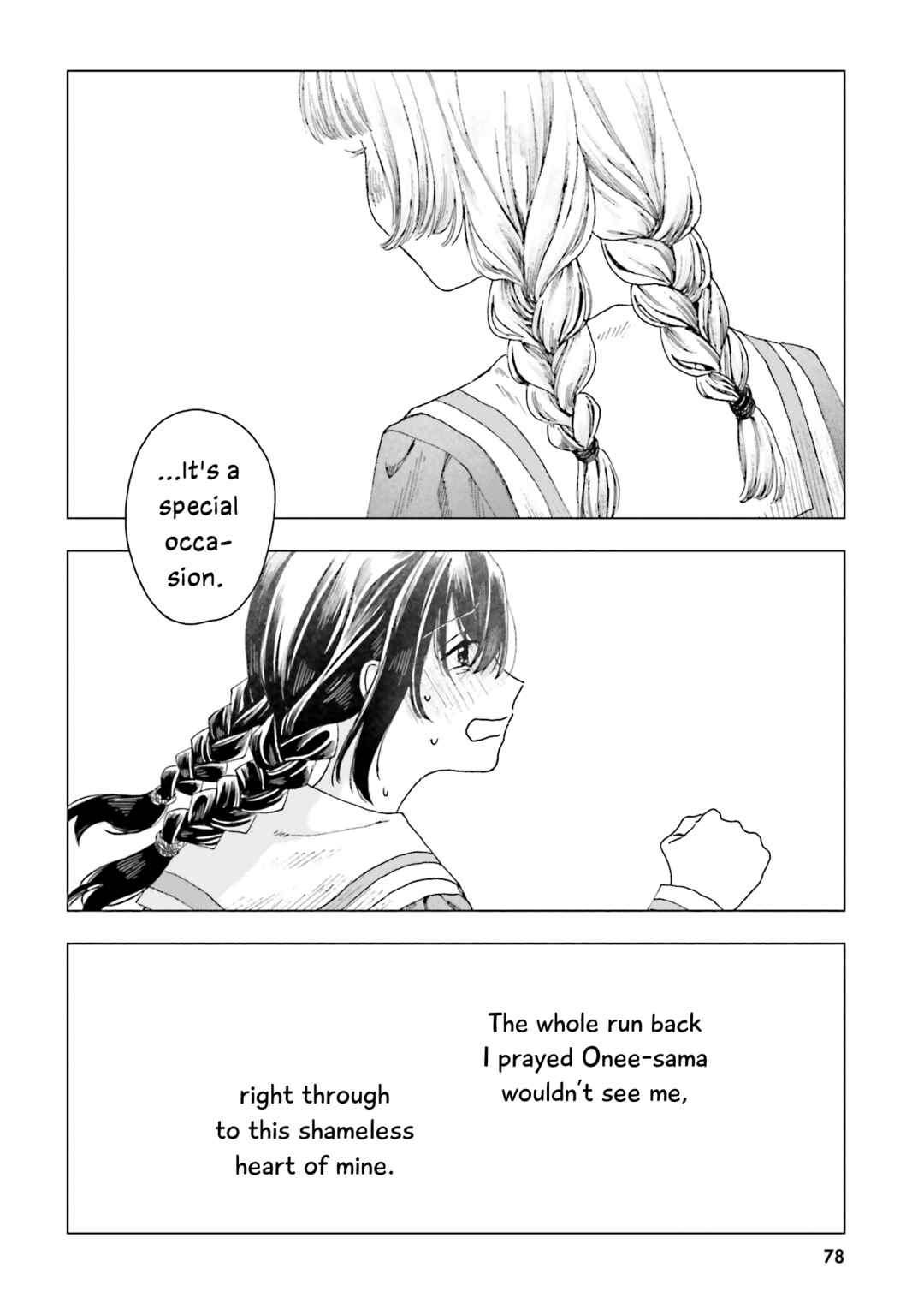 Page 34 Chapter 2 Haikei, Arishi Hi ni Saku Hanatachi e