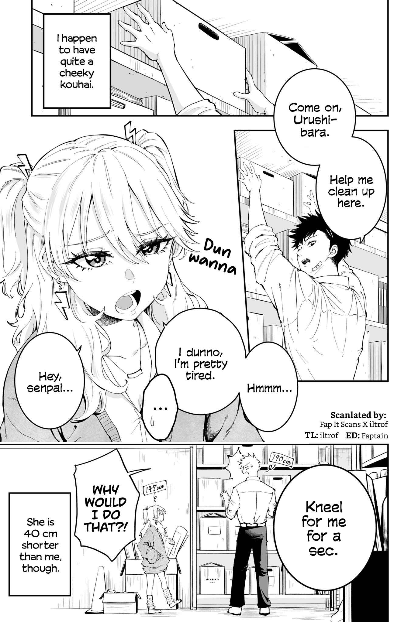 Page 1 Chapter Unknown_b14c Teishinchou na Gal to Koushinchou na Doji Otoko