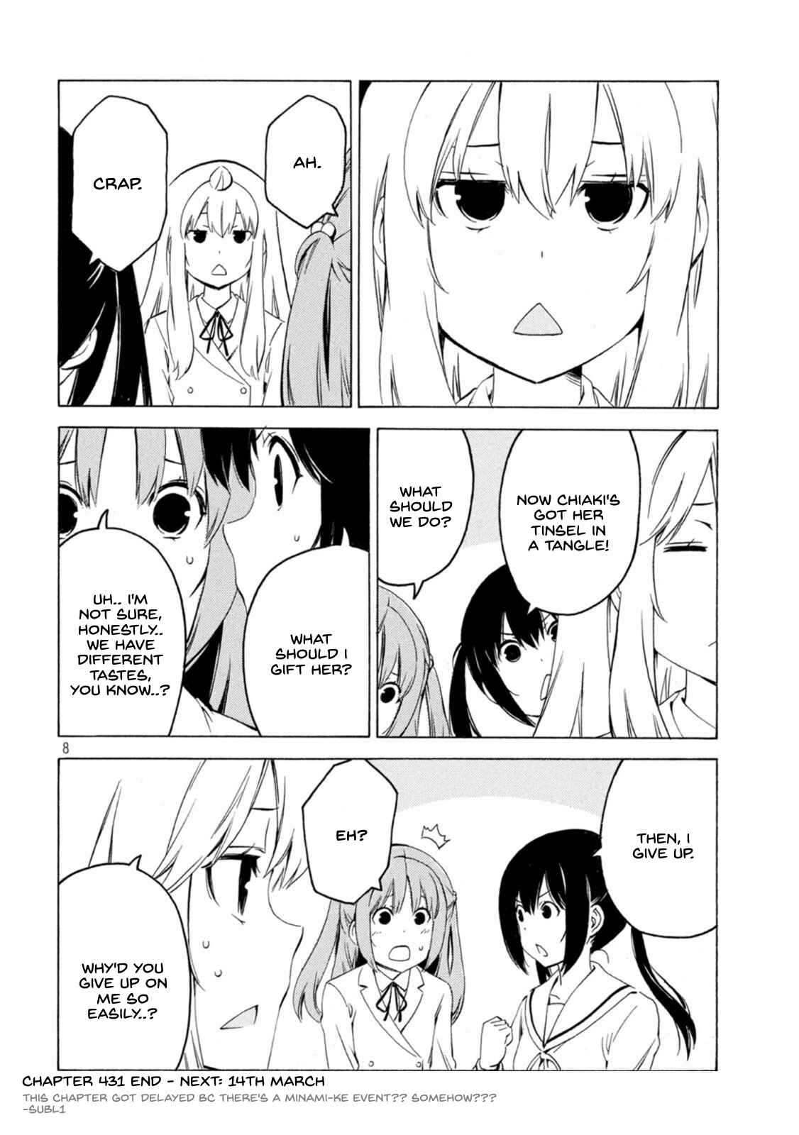 Page 8 Chapter 431 Minami-ke