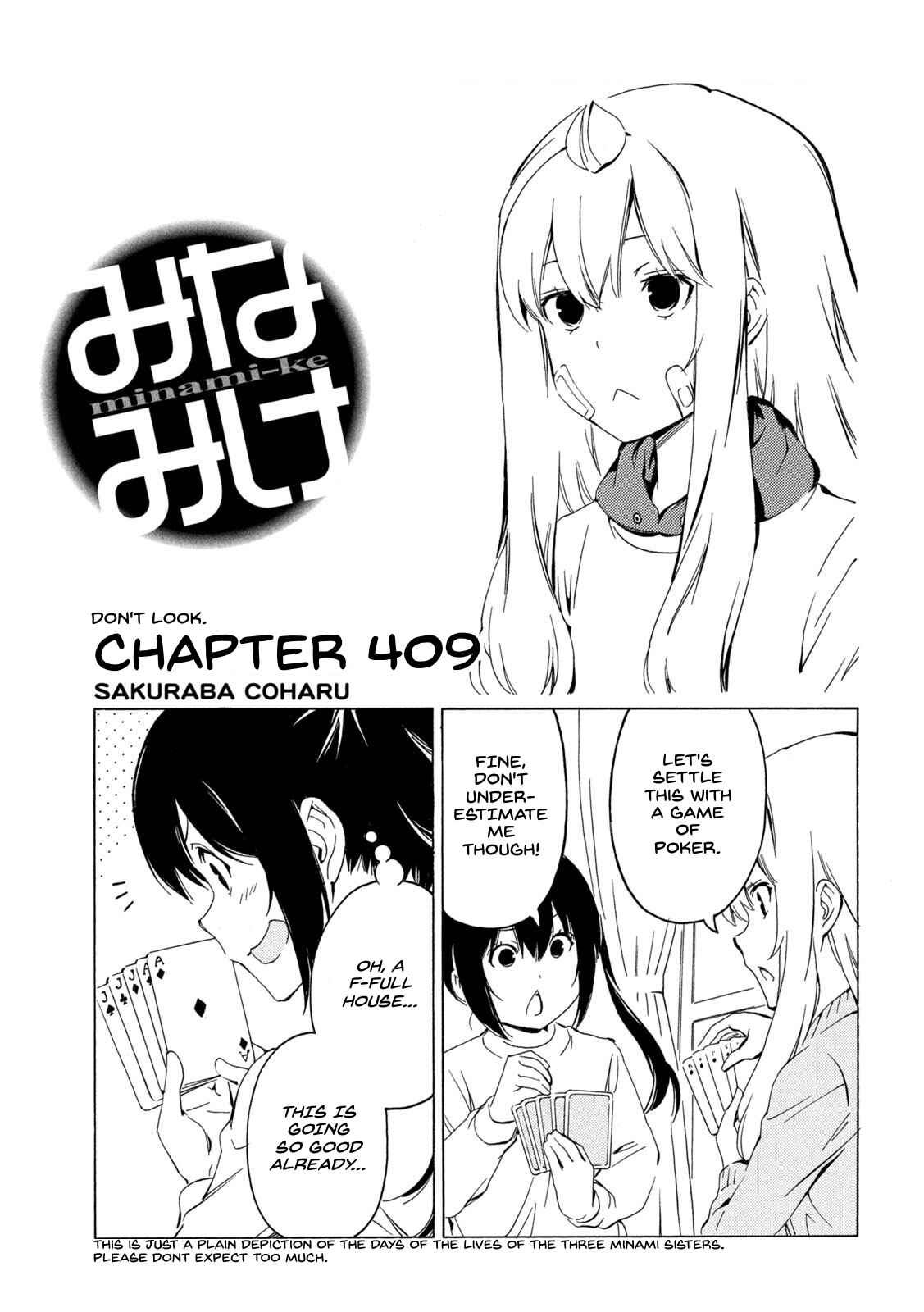 Page 1 Chapter 409 Minami-ke