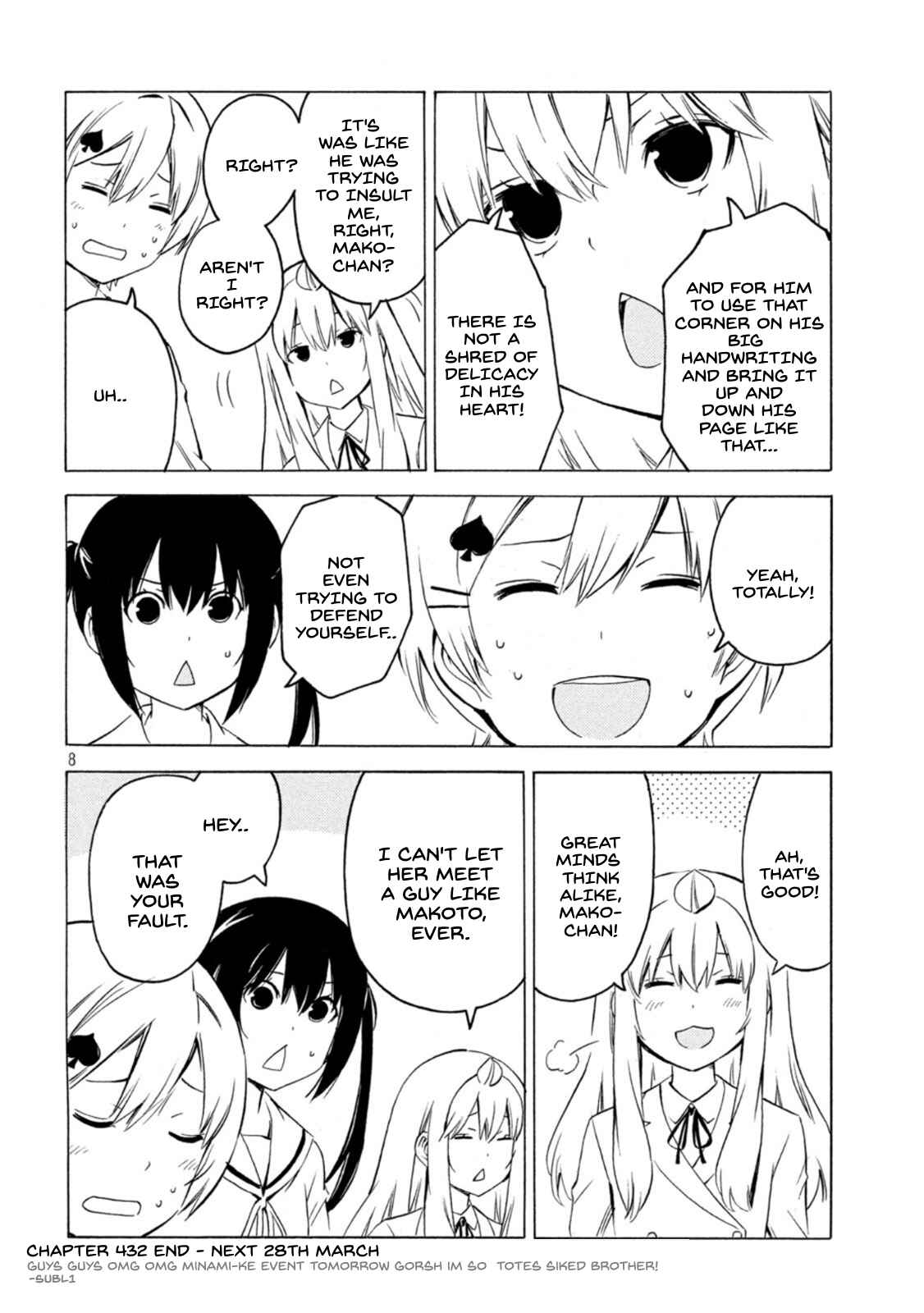 Page 8 Chapter 432 Minami-ke