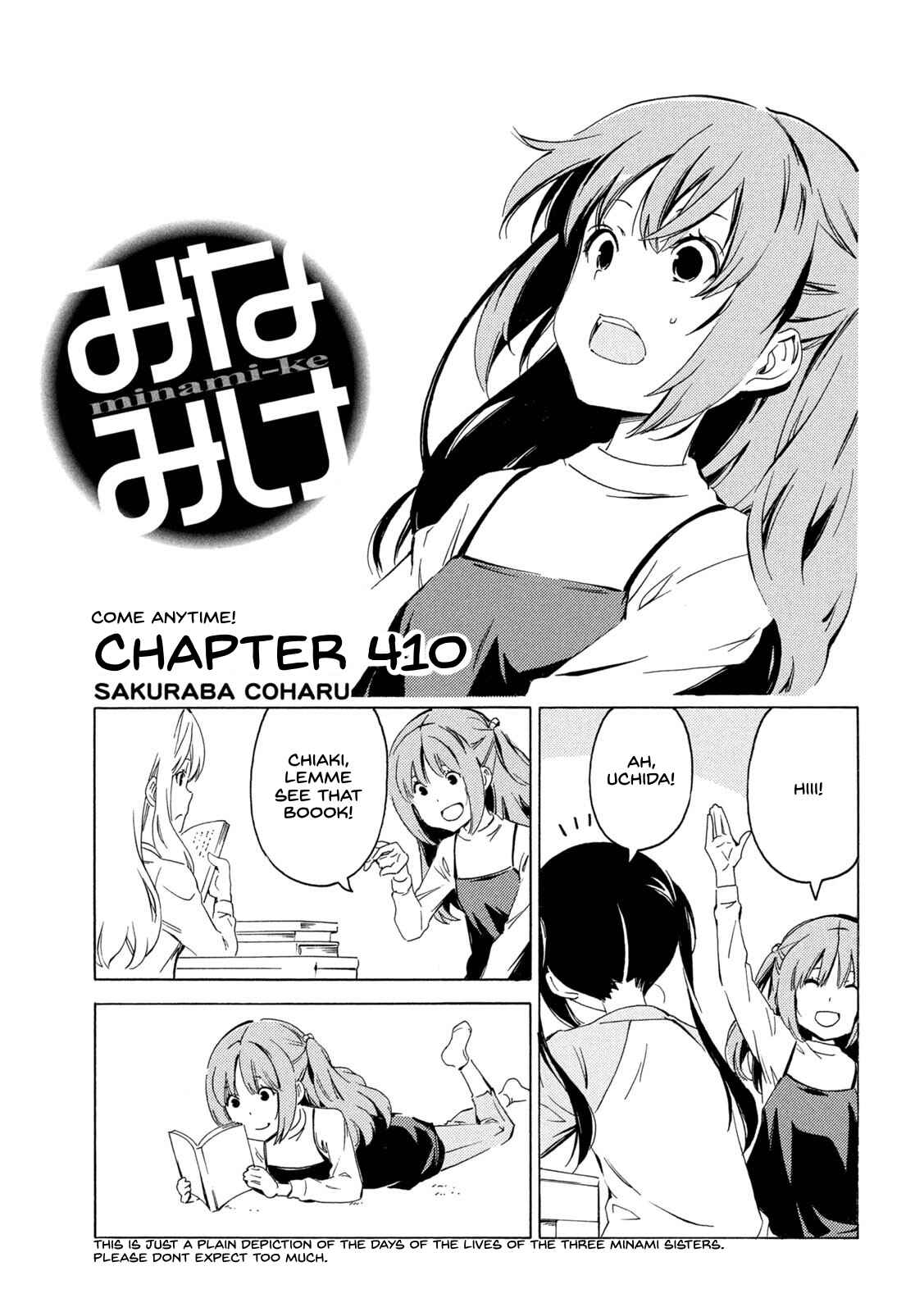Page 1 Chapter 410 Minami-ke