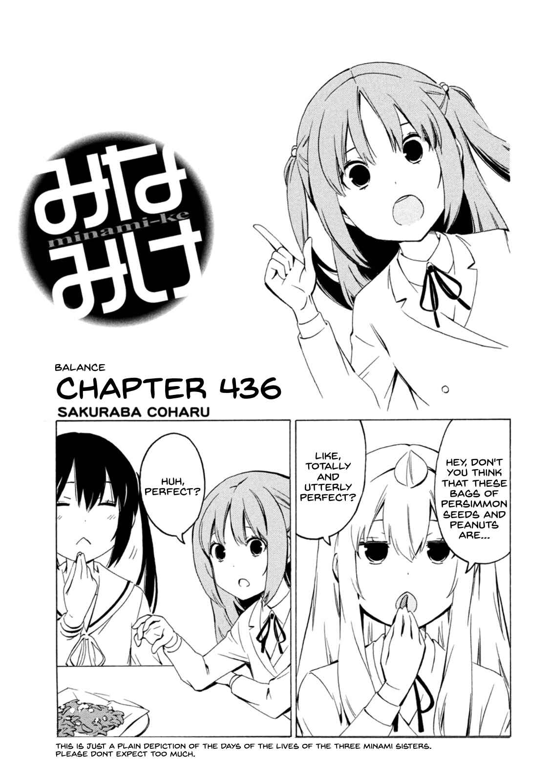 Page 1 Chapter 436 Minami-ke