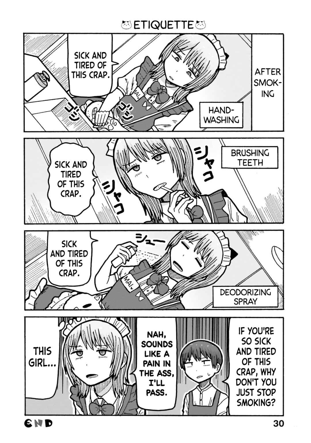 Page 4 Chapter 2 Smoking Maid Romance