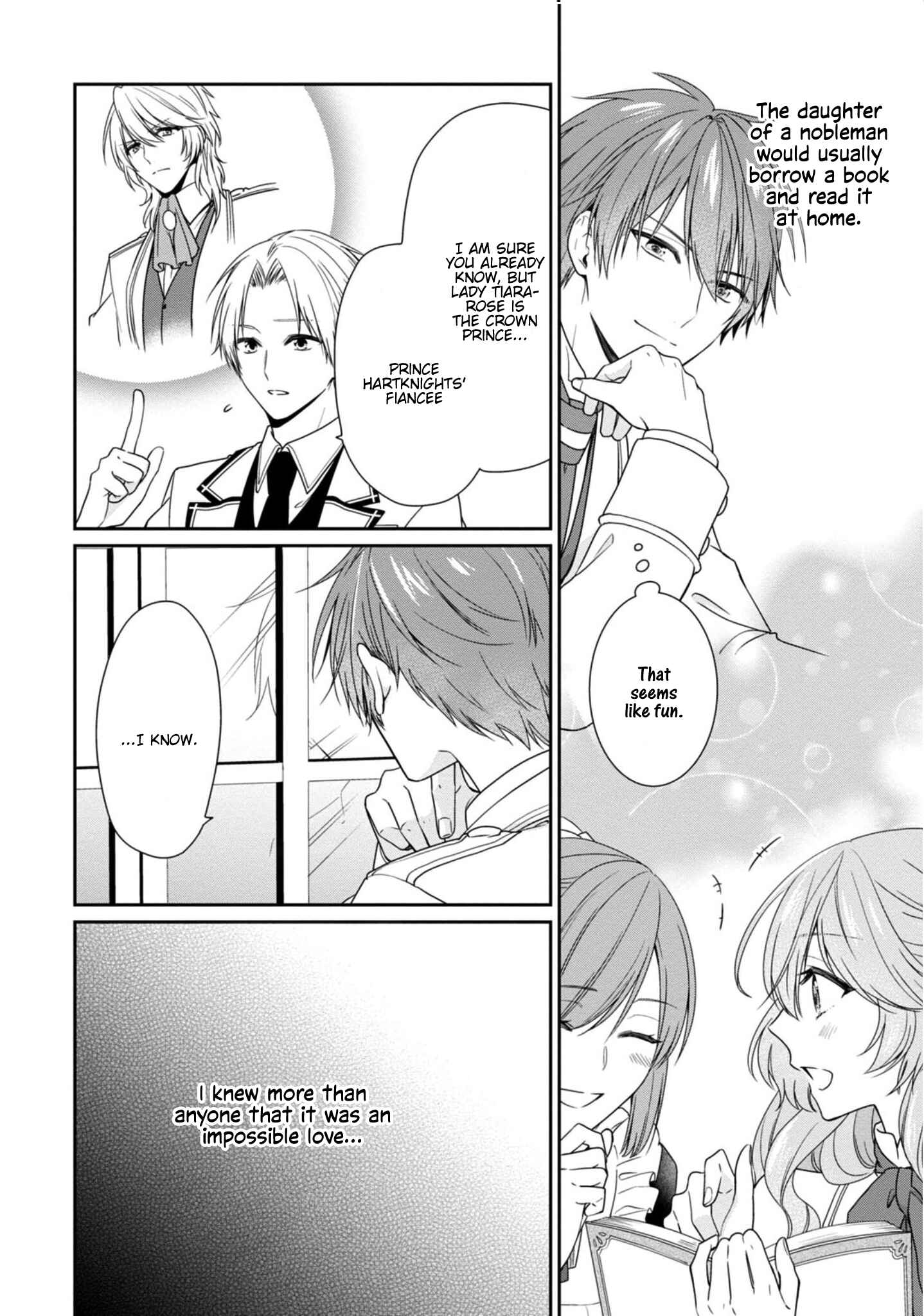 Page 8 Chapter 4.5 Akuyaku Reijou wa Ringoku no Outaishi ni Dekiaisareru