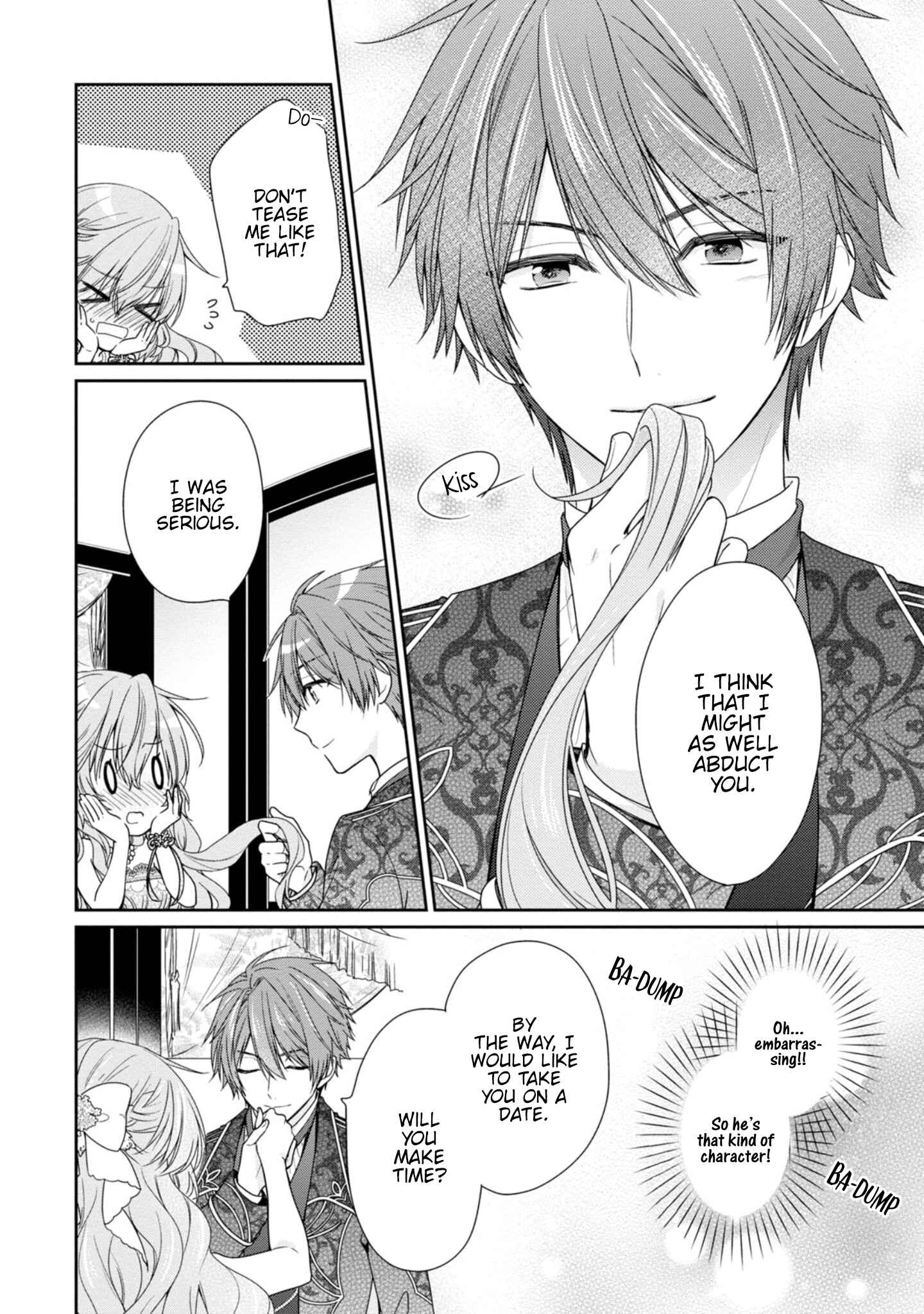 Page 33 Chapter 3 Akuyaku Reijou wa Ringoku no Outaishi ni Dekiaisareru