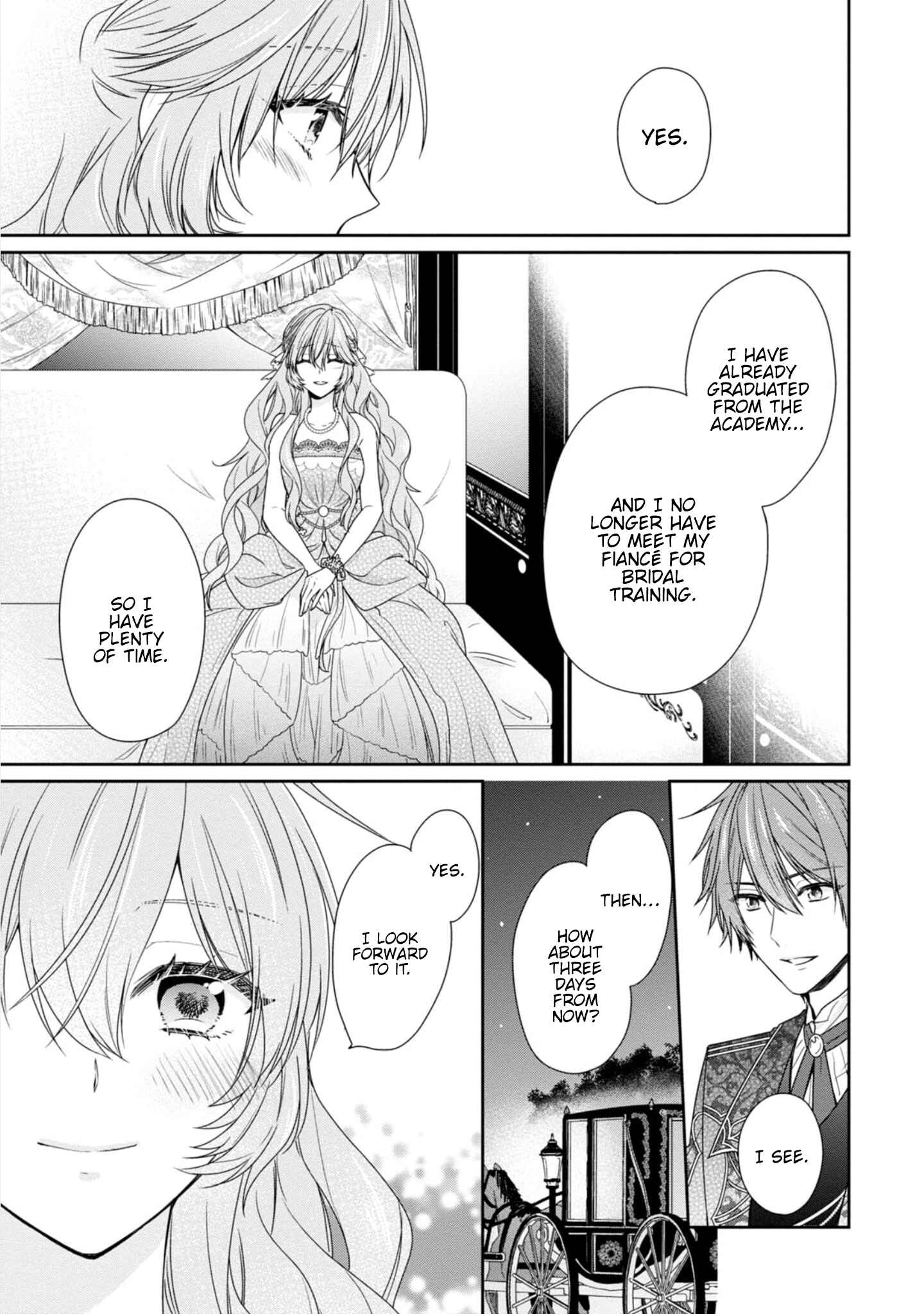Page 34 Chapter 3 Akuyaku Reijou wa Ringoku no Outaishi ni Dekiaisareru
