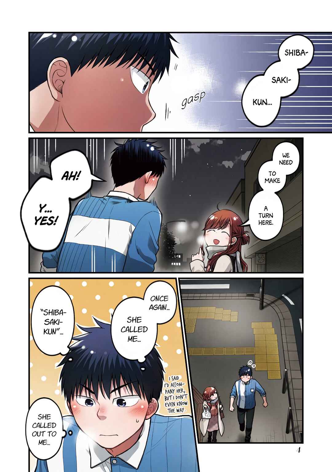 Page 4 Chapter 64 Combini de Kimi to no 5-funkan.
