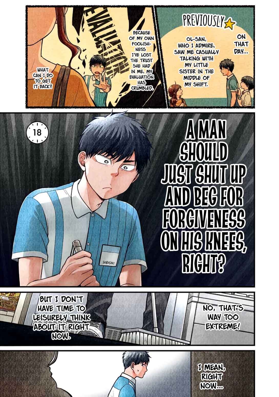 Page 4 Chapter 18 Combini de Kimi to no 5-funkan.